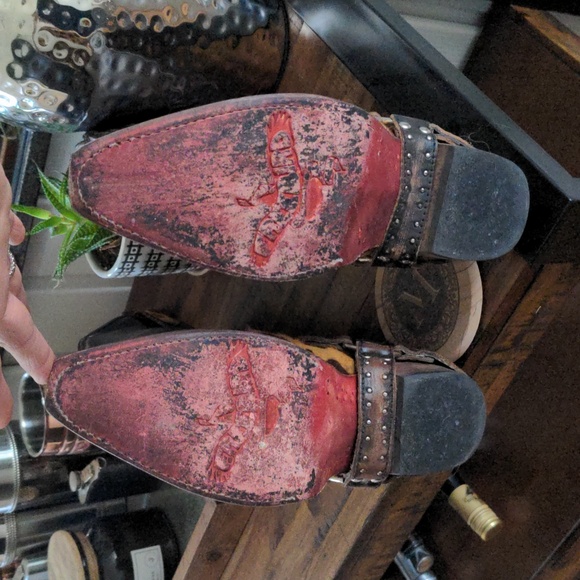 FREEBIRD LUSITANO LEOPARD BOOT size 8. - Picture 3 of 4